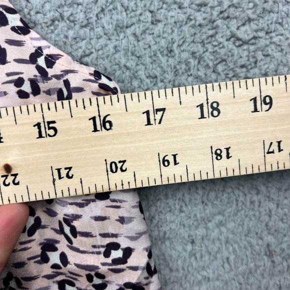 Avec Les Filles Sleeveless Top In Les Filles Pink Leopard Size Medium - Picture 3 of 7